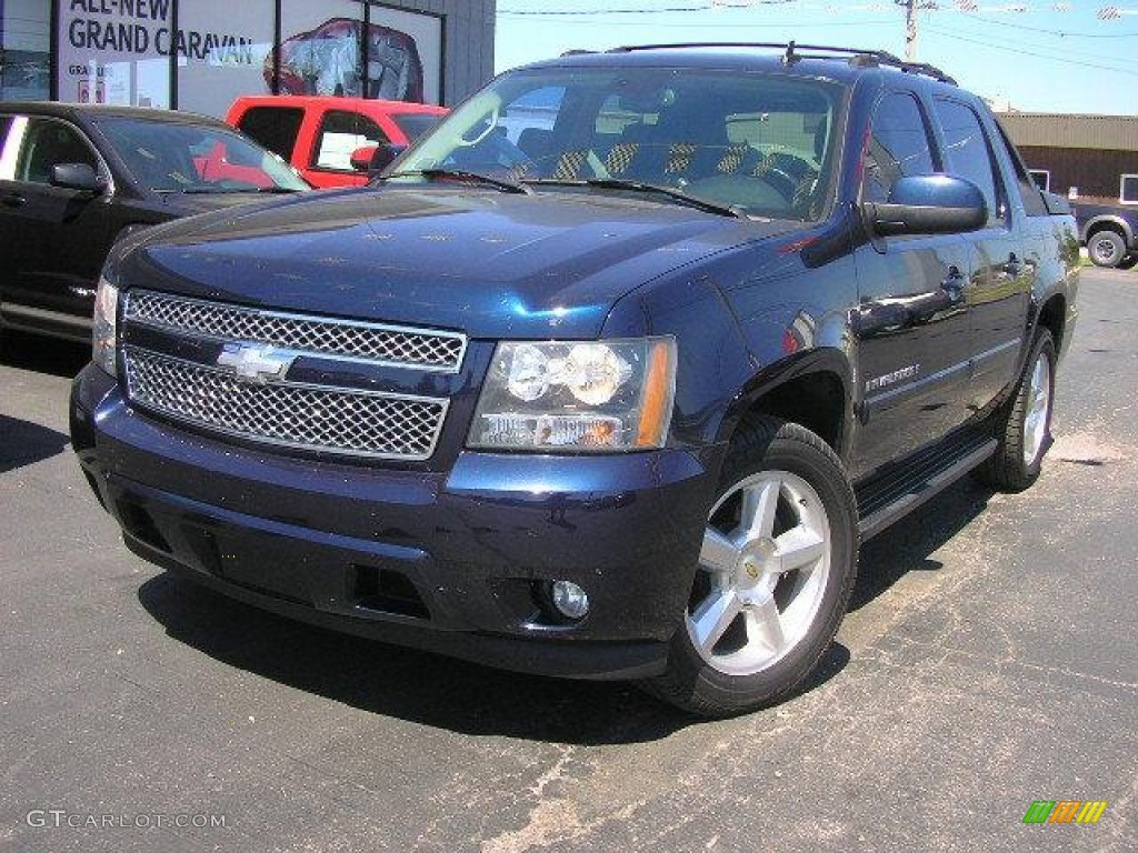 2007 Avalanche LTZ - Dark Blue Metallic / Ebony photo #1