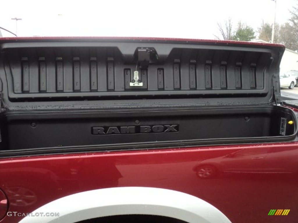 2012 Ram 1500 Laramie Crew Cab 4x4 - Deep Cherry Red Crystal Pearl / Dark Slate Gray photo #13