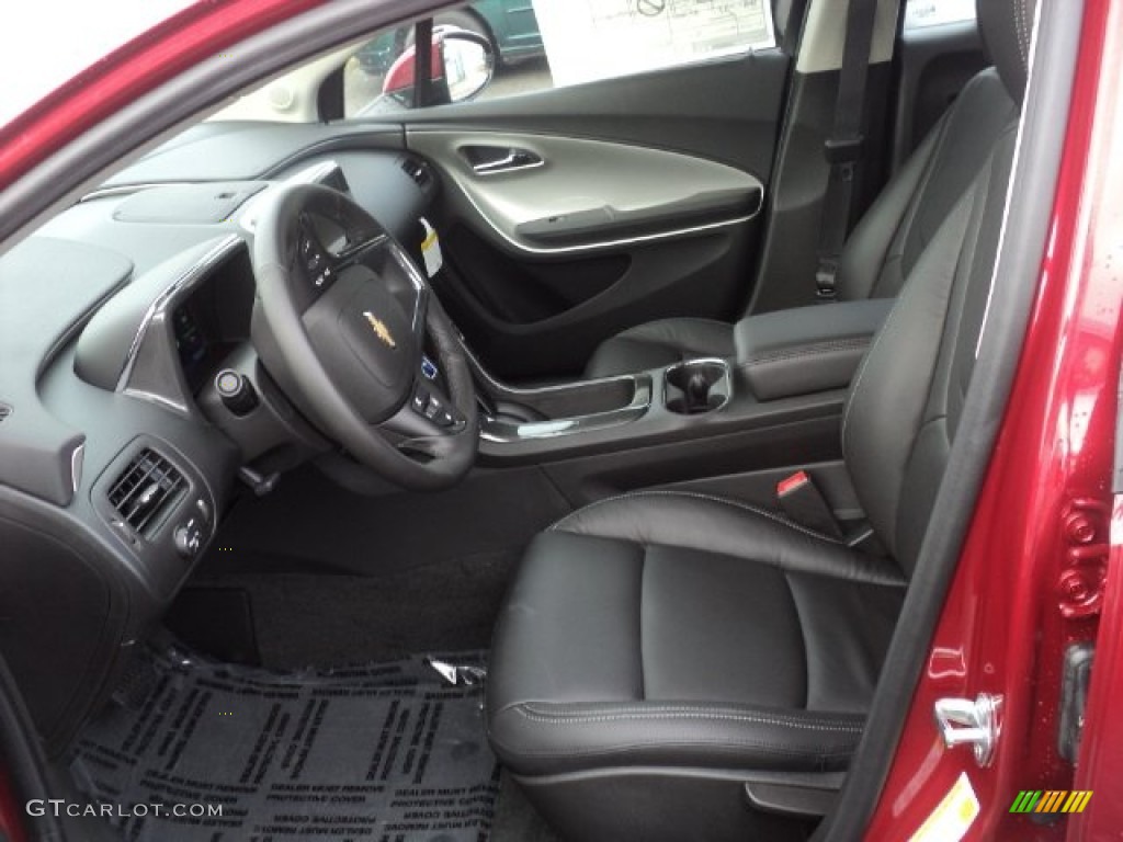 Jet Black/Dark Accents Interior 2012 Chevrolet Volt Hatchback Photo #56968472