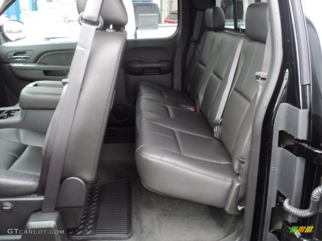 Ebony Interior 2012 Chevrolet Silverado 1500 LTZ Crew Cab 4x4 Photo #56968568