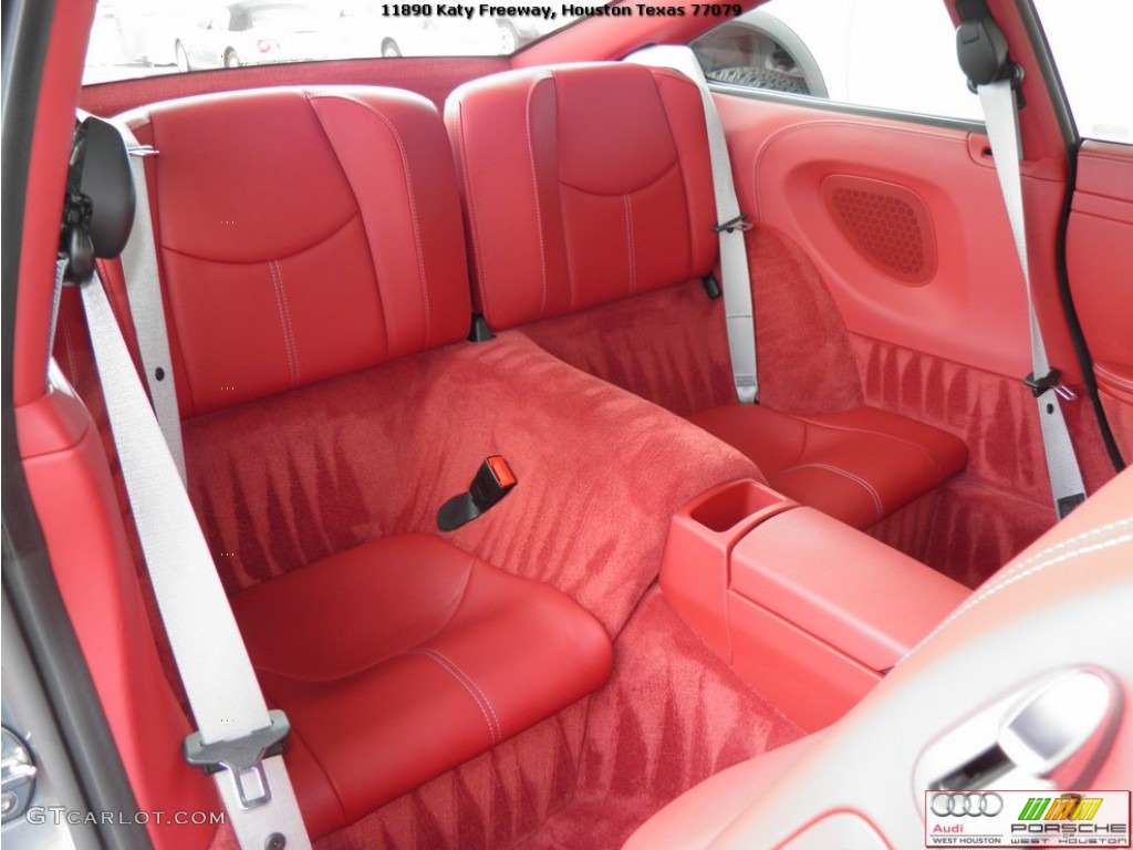 2011 911 Turbo S Coupe - Meteor Grey Metallic / Carrera Red photo #25
