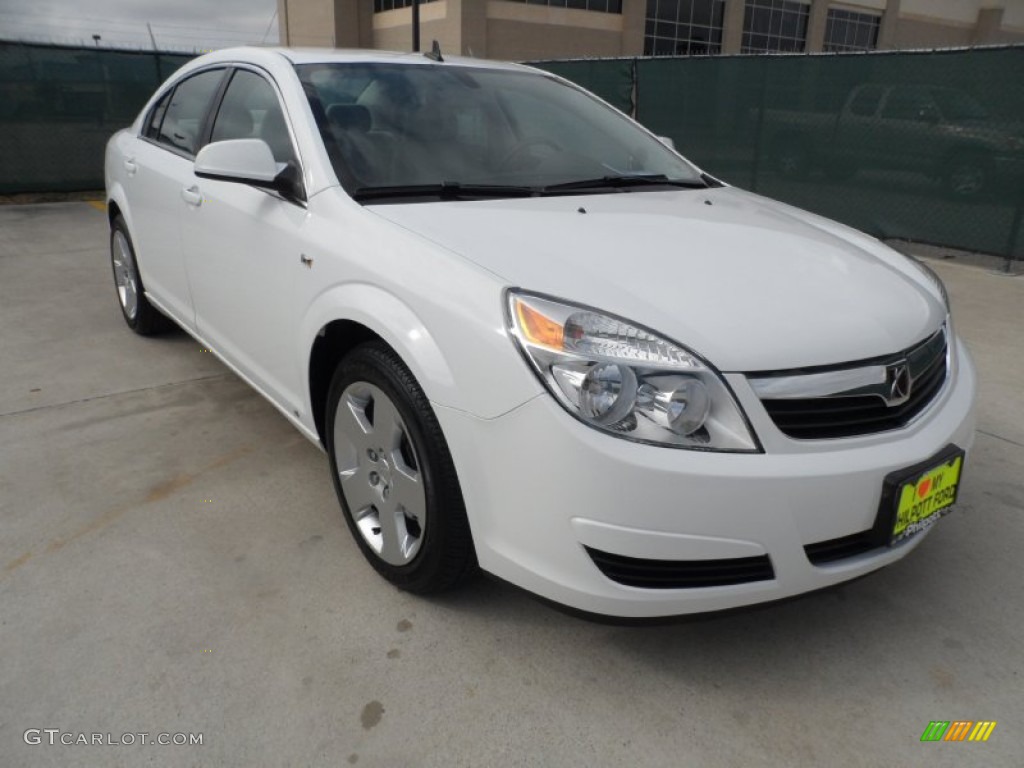 2009 Aura XE - Polar White / Gray photo #1