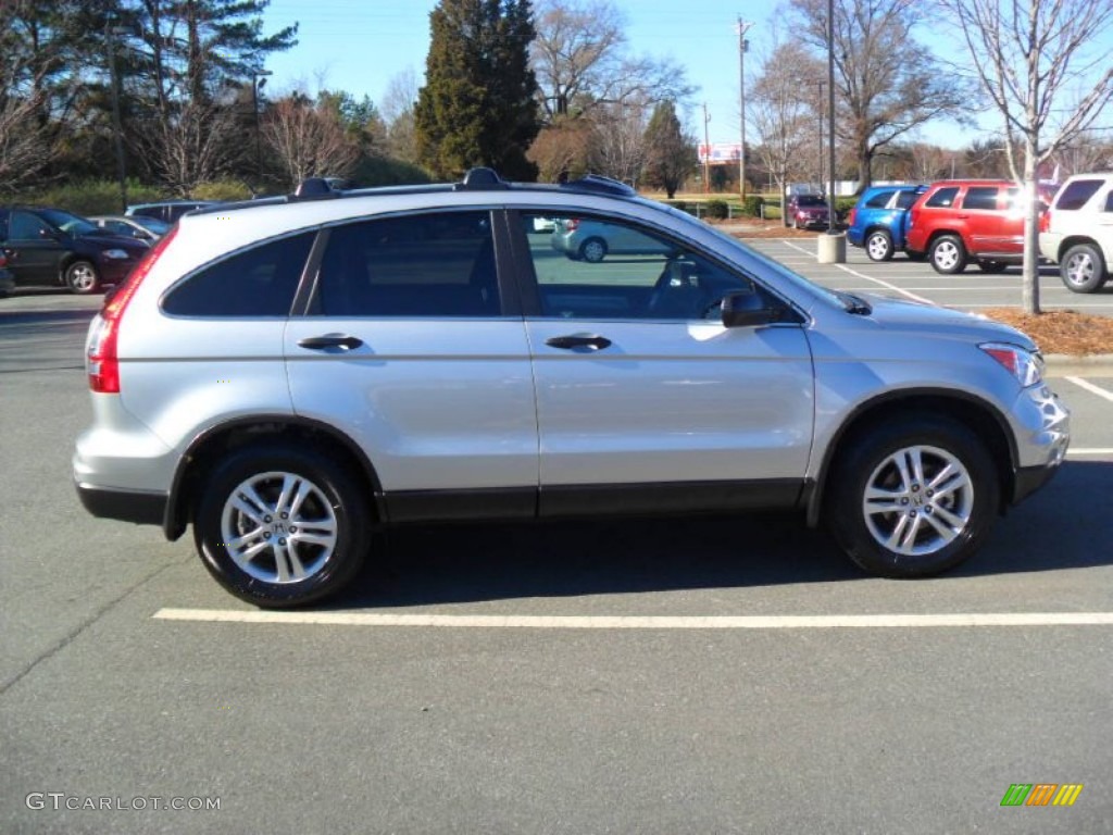 2010 CR-V EX - Alabaster Silver Metallic / Black photo #5