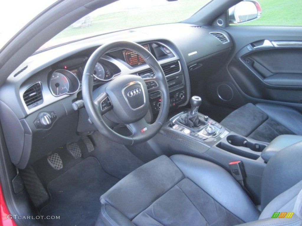 Black Interior 2008 Audi S5 4.2 quattro Photo #56971346