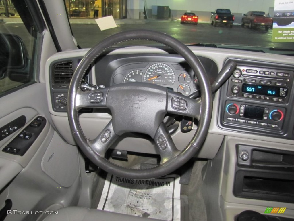 2007 Chevrolet Silverado 1500 Classic LT Extended Cab 4x4 Dark Charcoal Steering Wheel Photo #56973917