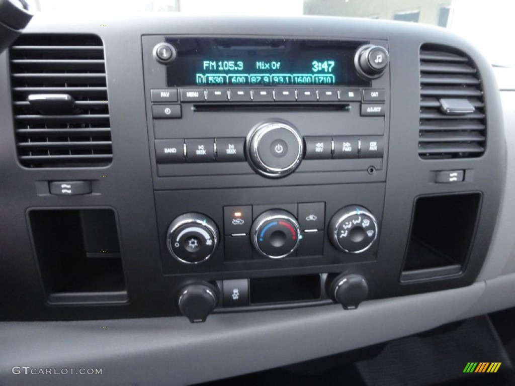 2012 Silverado 1500 Work Truck Regular Cab 4x4 - Summit White / Dark Titanium photo #10