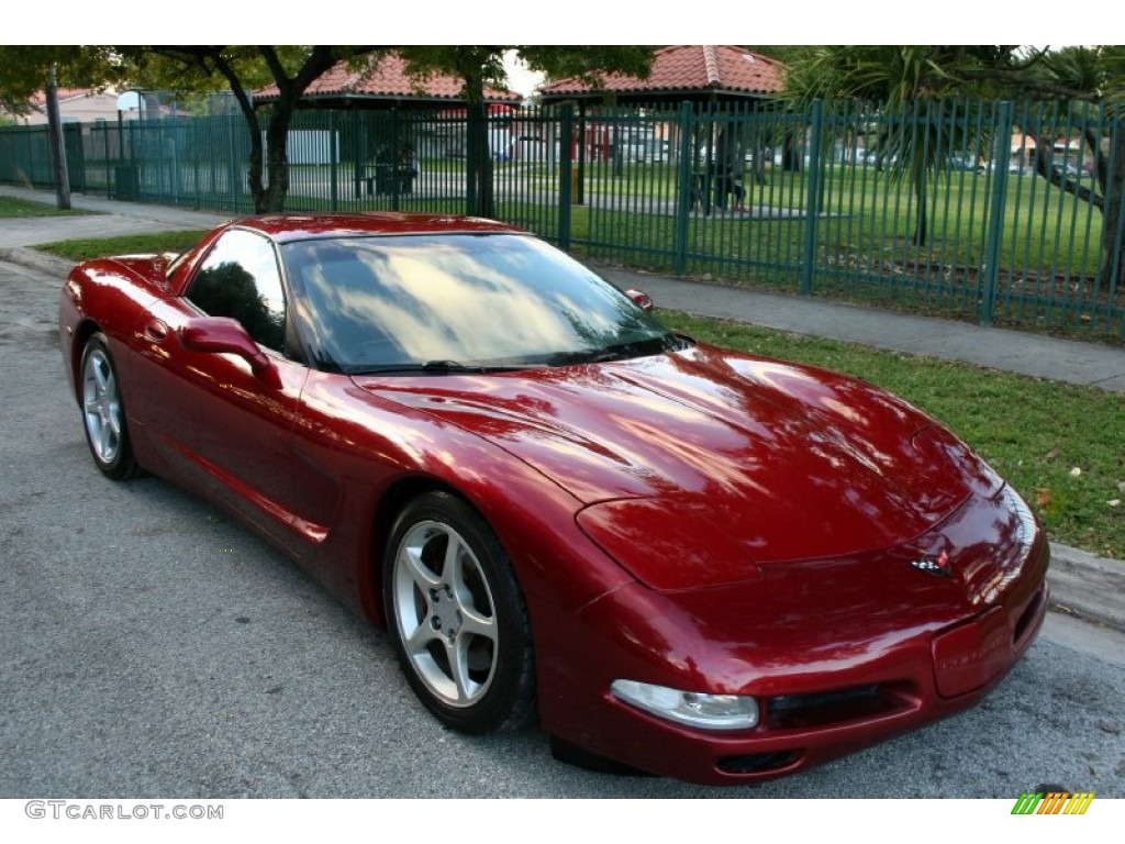 Magnetic Red Metallic 2000 Chevrolet Corvette Coupe Exterior Photo #56975087