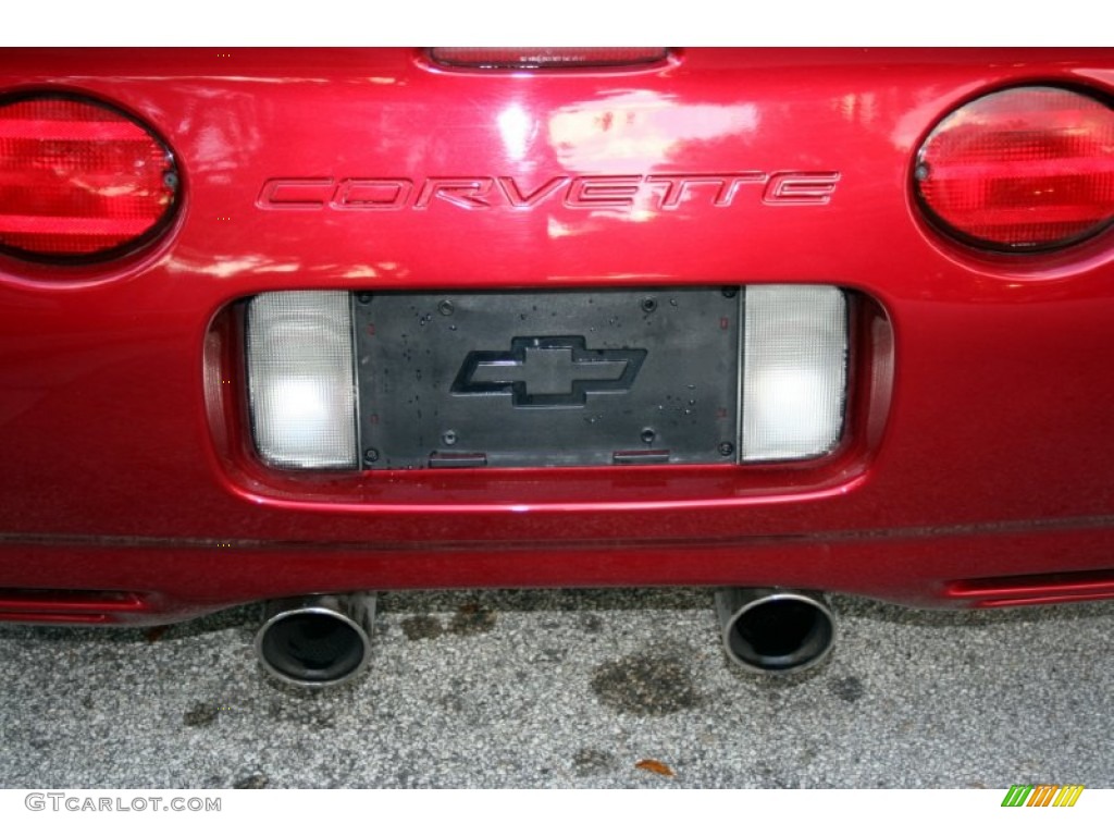 2000 Corvette Coupe - Magnetic Red Metallic / Black photo #18