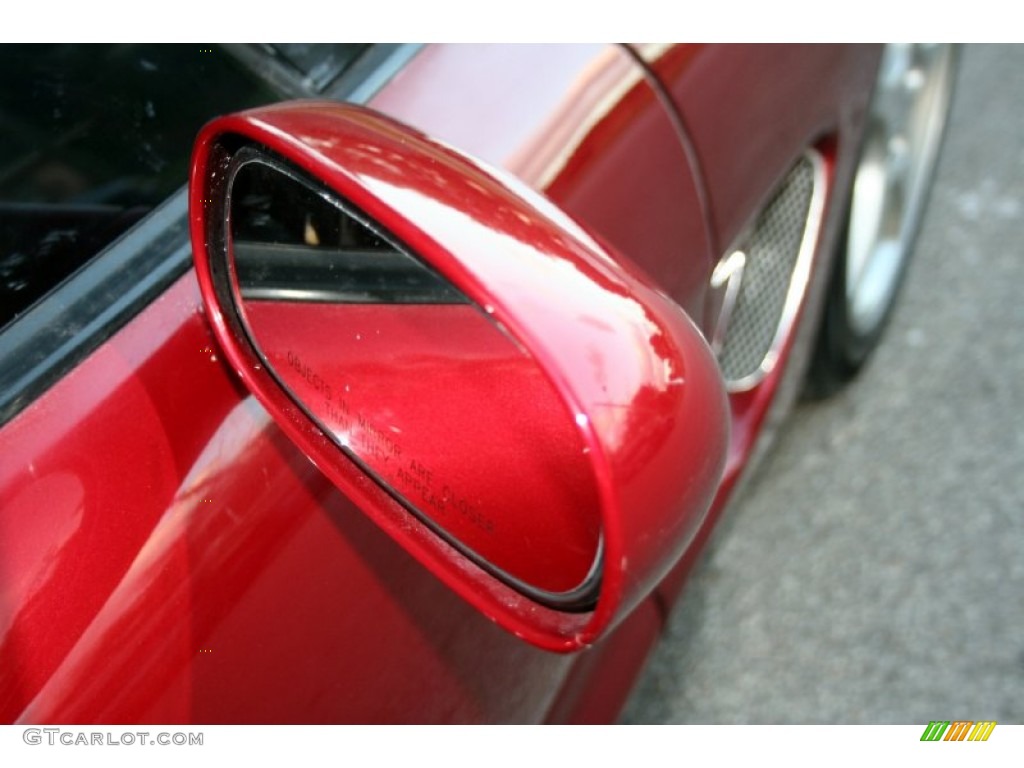 2000 Corvette Coupe - Magnetic Red Metallic / Black photo #28