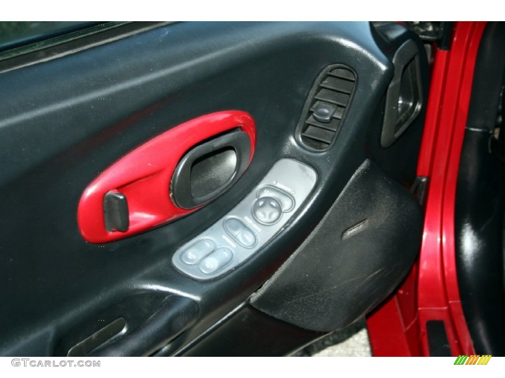 2000 Corvette Coupe - Magnetic Red Metallic / Black photo #35