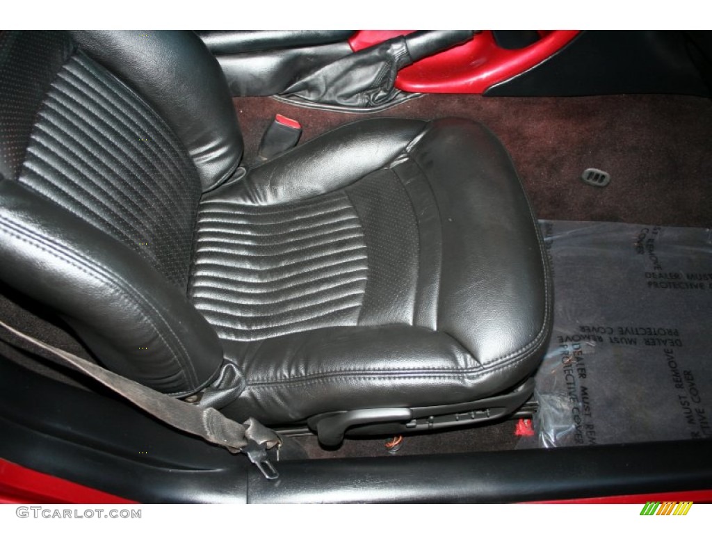 2000 Corvette Coupe - Magnetic Red Metallic / Black photo #40
