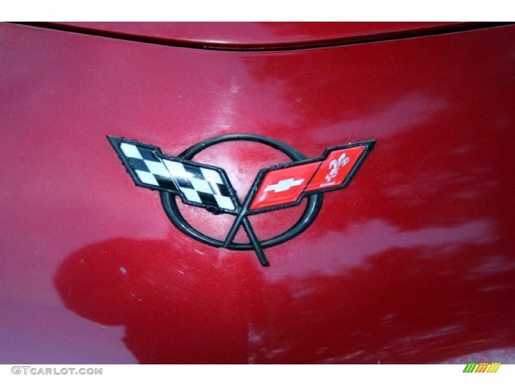 2000 Corvette Coupe - Magnetic Red Metallic / Black photo #51