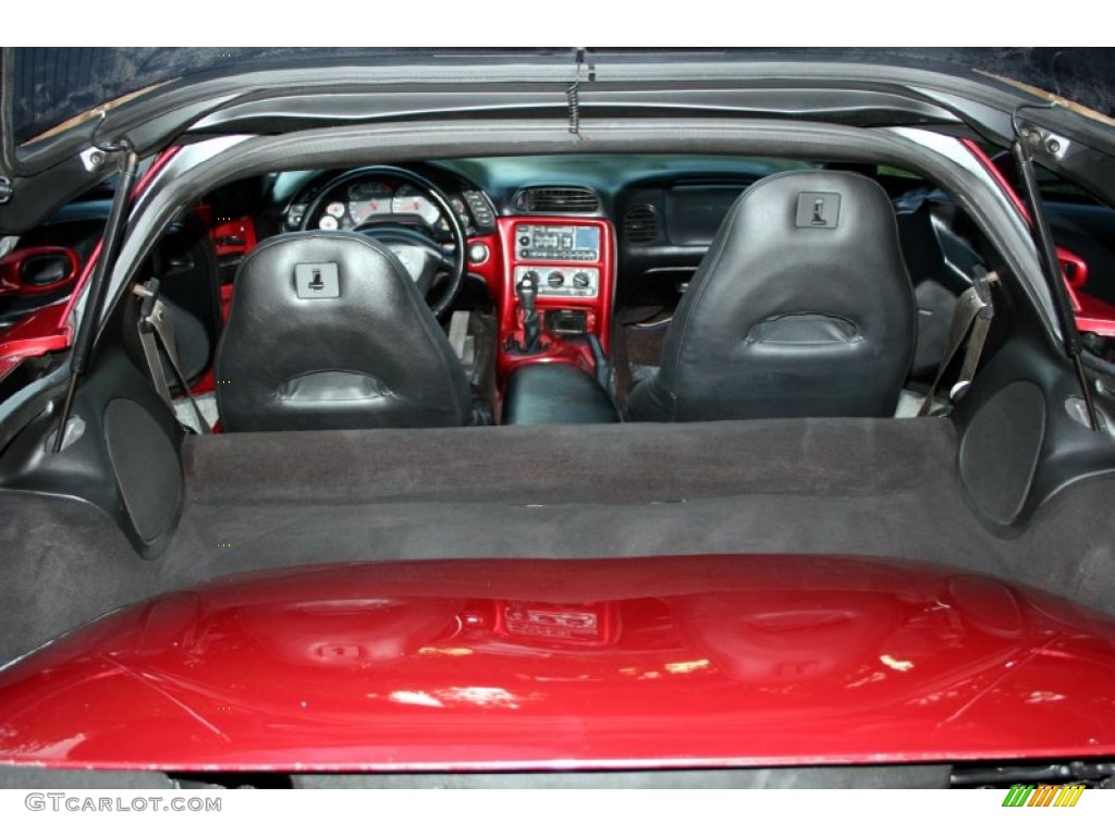 2000 Corvette Coupe - Magnetic Red Metallic / Black photo #70