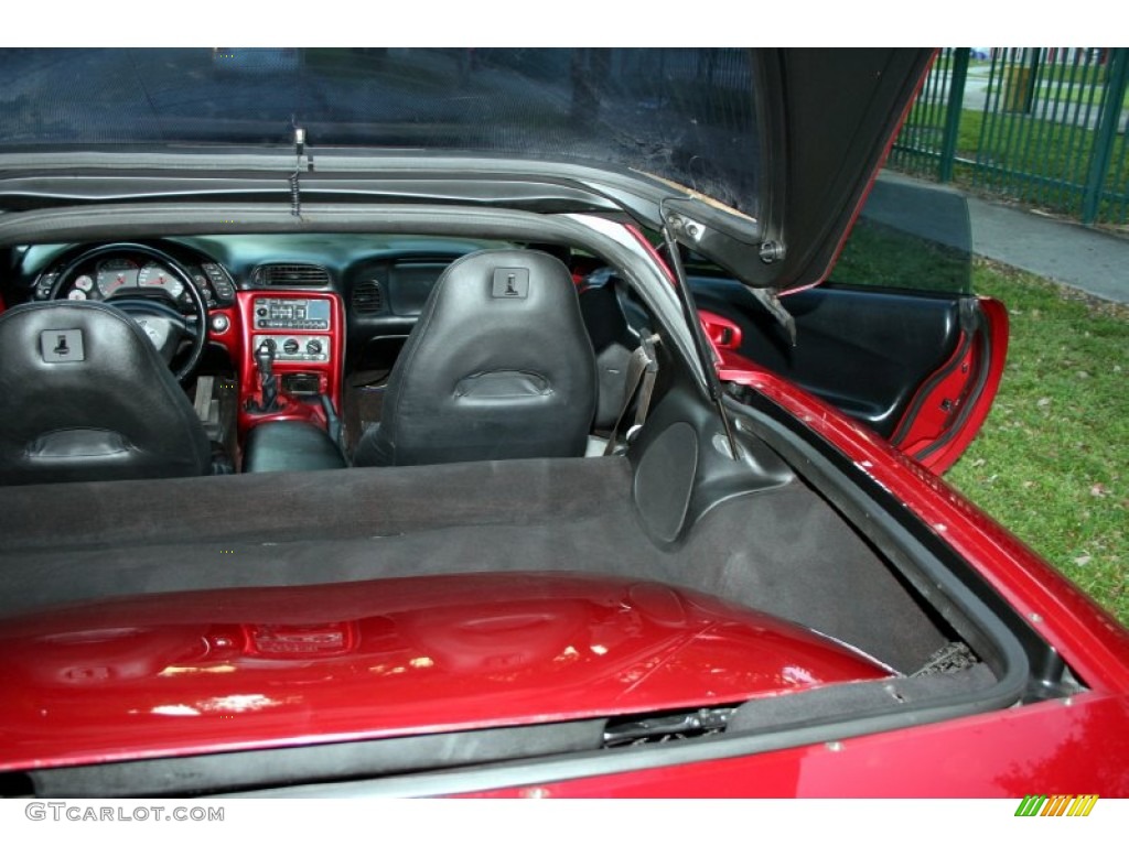 2000 Corvette Coupe - Magnetic Red Metallic / Black photo #71