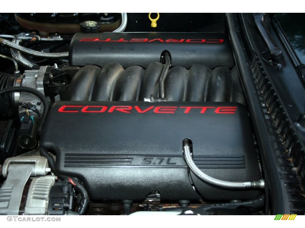 2000 Corvette Coupe - Magnetic Red Metallic / Black photo #75