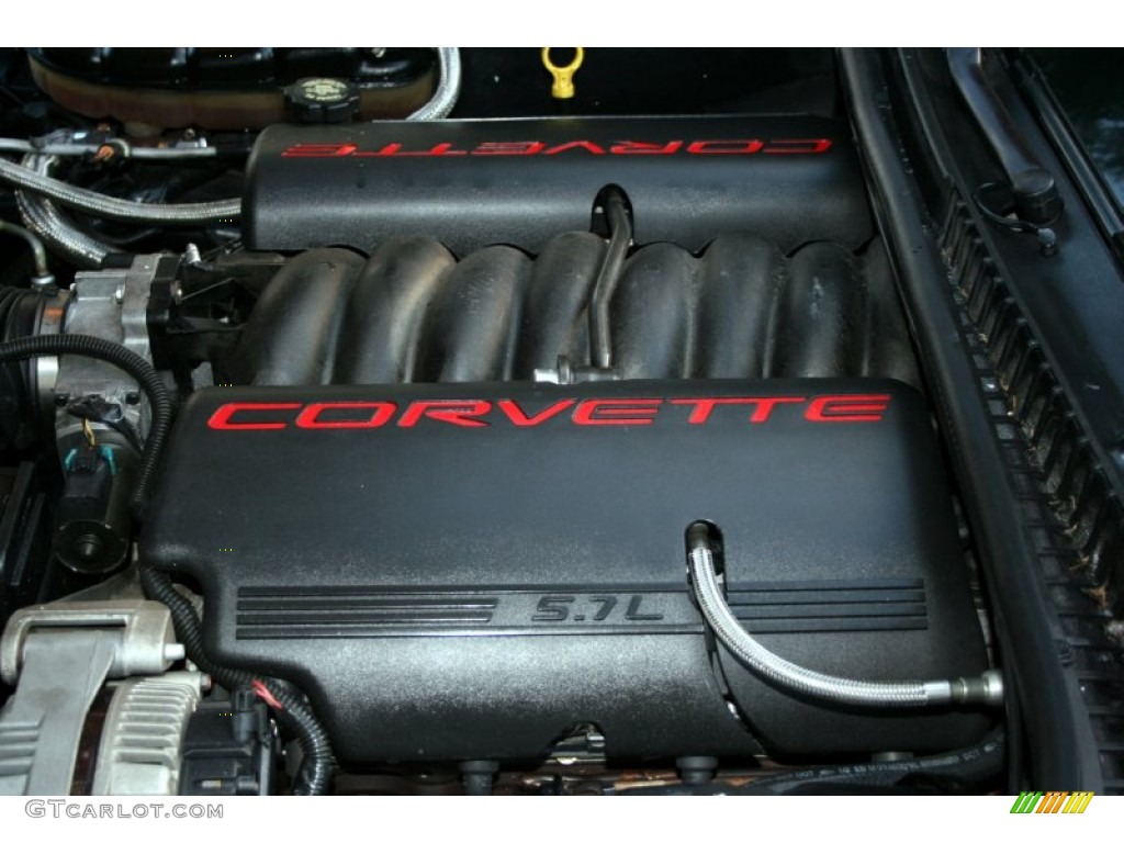 2000 Corvette Coupe - Magnetic Red Metallic / Black photo #76
