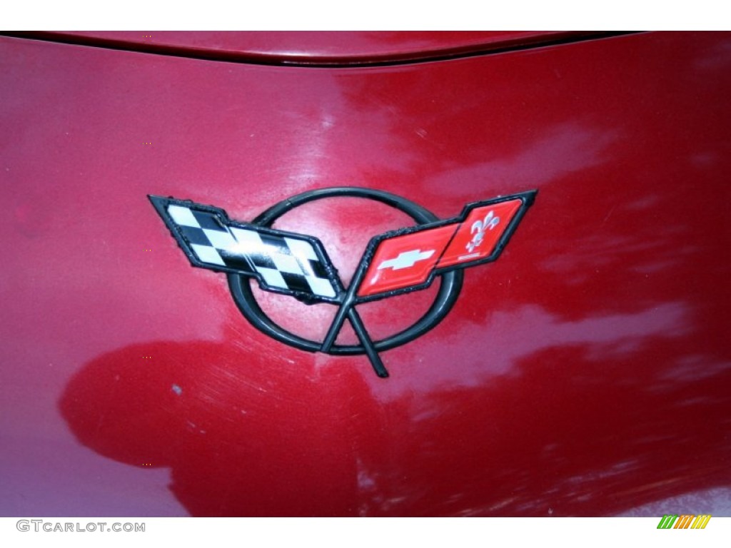 2000 Corvette Coupe - Magnetic Red Metallic / Black photo #80