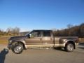 2008 Dark Stone Metallic Ford F350 Super Duty Lariat Crew Cab 4x4 Dually  photo #2