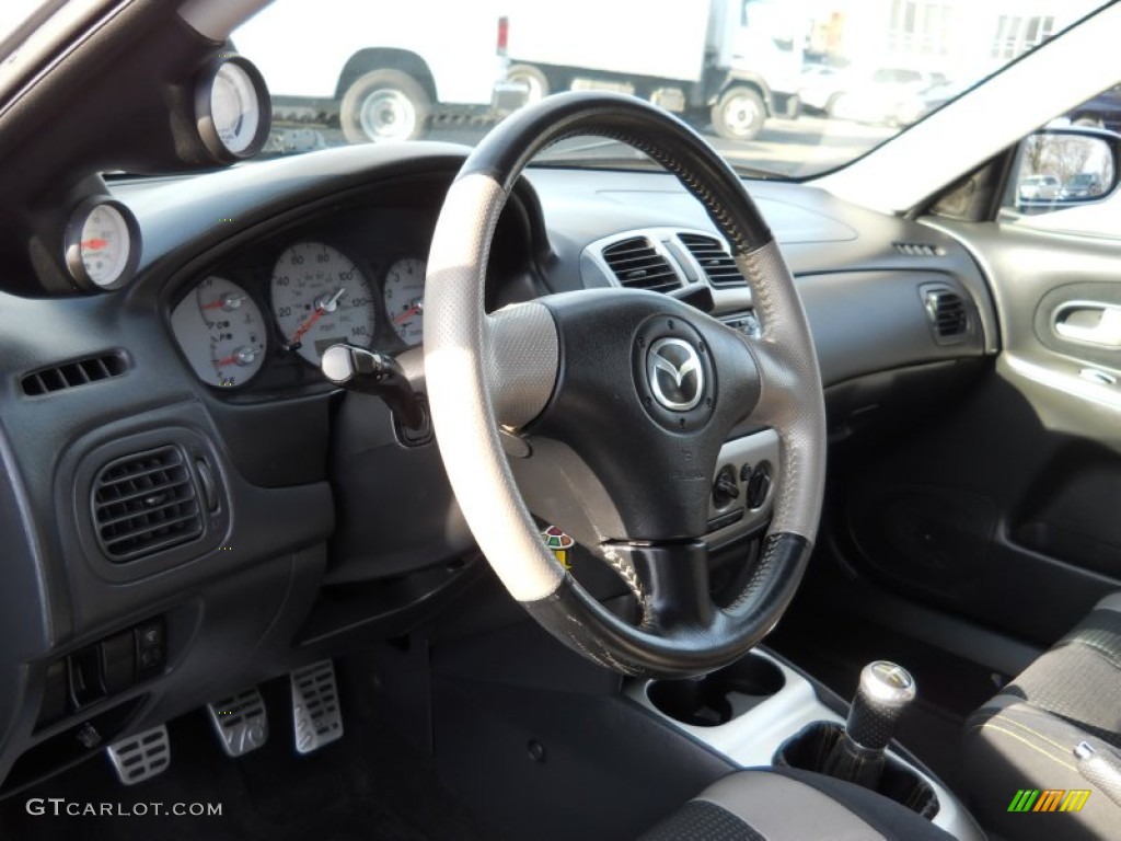 Off Black Interior 2003 Mazda Protege MAZDASPEED Photo #56976290