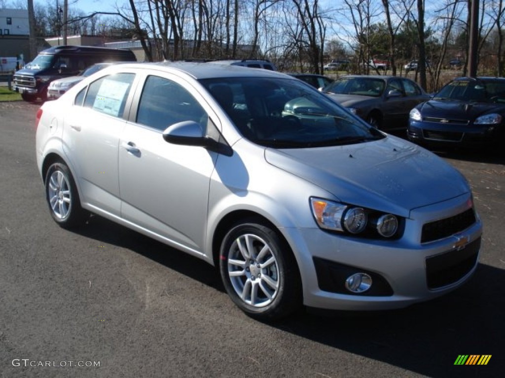 Silver Ice Metallic 2012 Chevrolet Sonic LT Sedan Exterior Photo #56977121