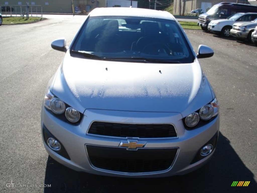 Silver Ice Metallic 2012 Chevrolet Sonic LT Sedan Exterior Photo #56977124