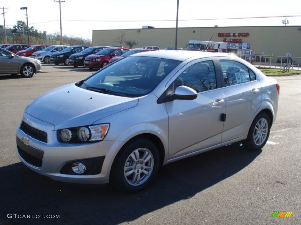 Silver Ice Metallic 2012 Chevrolet Sonic LT Sedan Exterior Photo #56977127