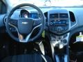 Jet Black/Dark Titanium 2012 Chevrolet Sonic LT Sedan Dashboard