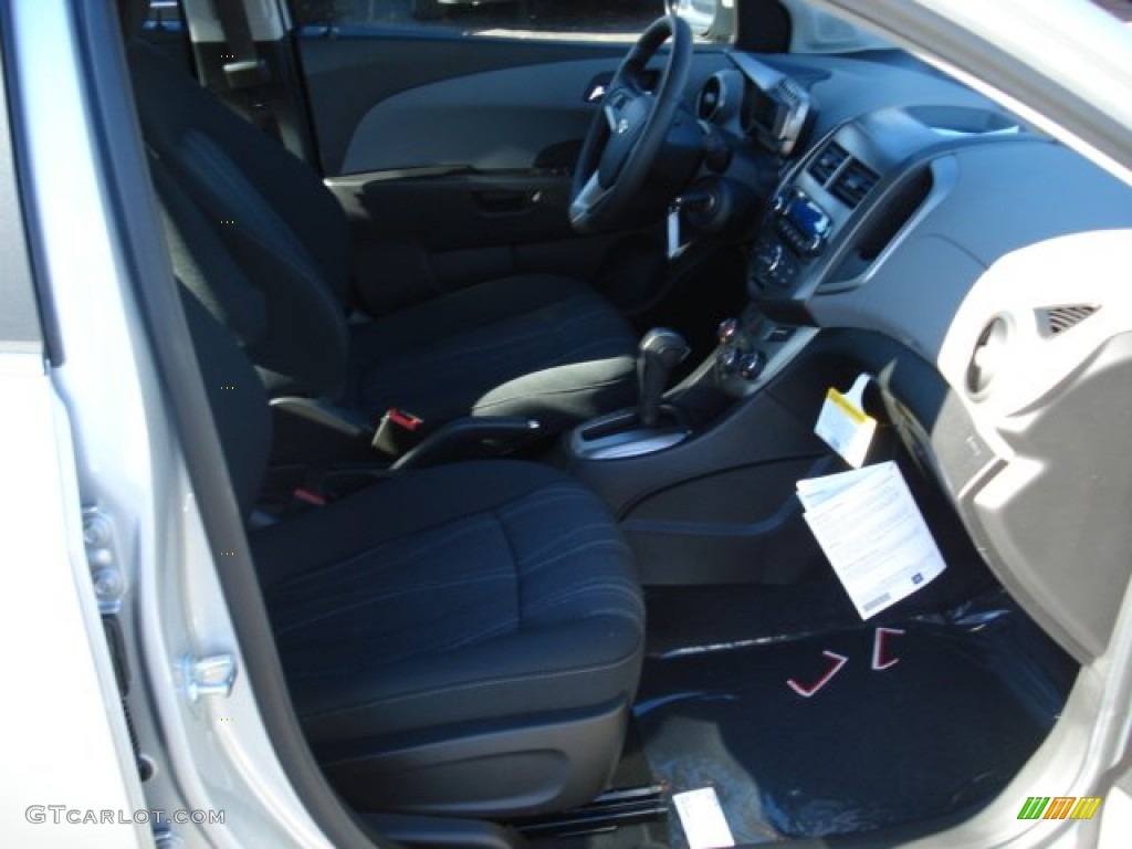 Jet Black/Dark Titanium Interior 2012 Chevrolet Sonic LT Sedan Photo #56977163
