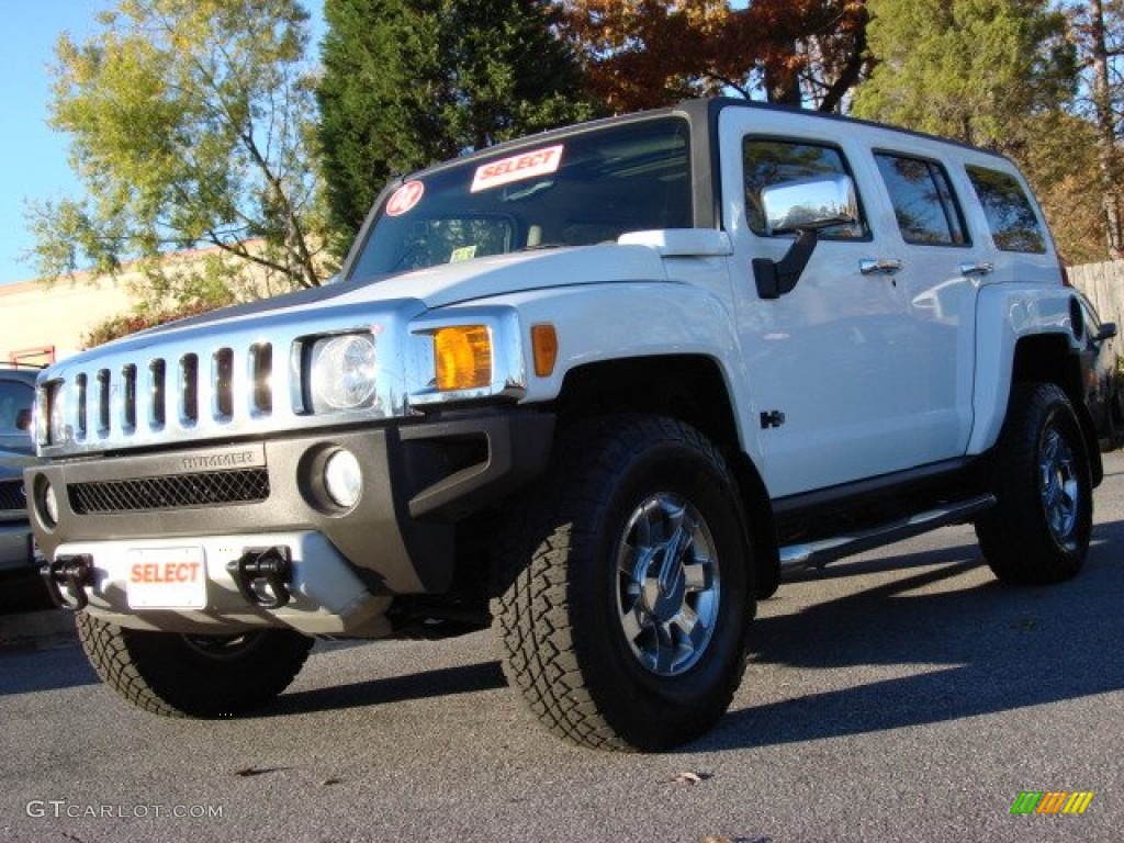 Birch White Hummer H3