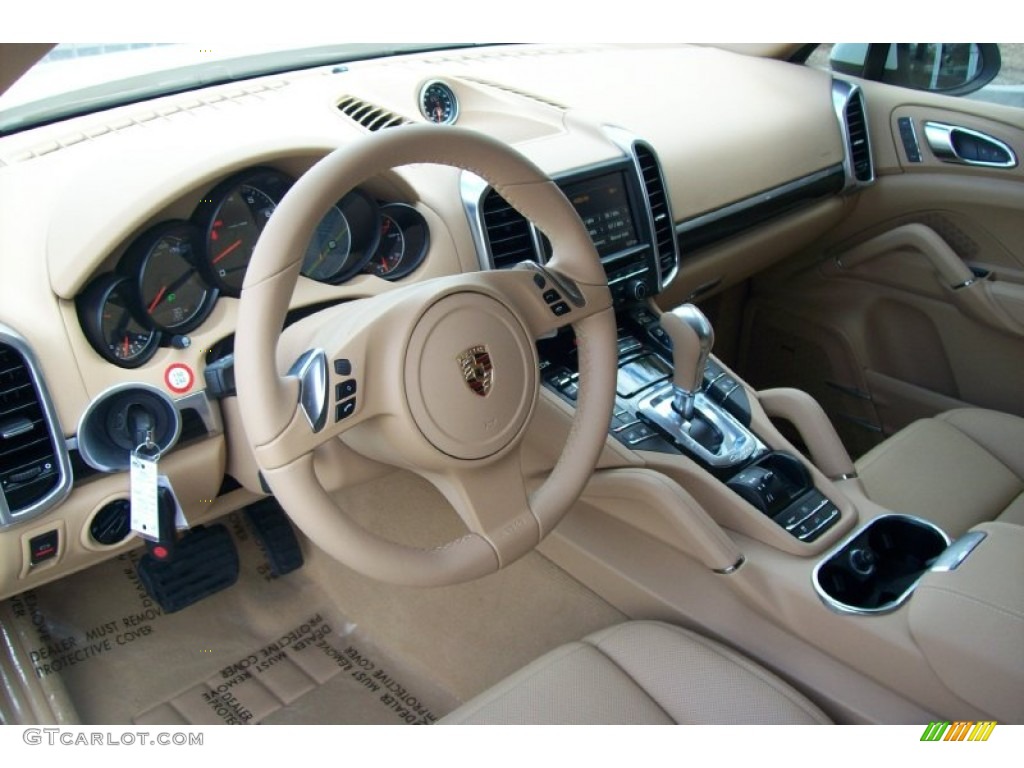 Luxor Beige Interior 2012 Porsche Cayenne Standard Cayenne Model Photo #56981140
