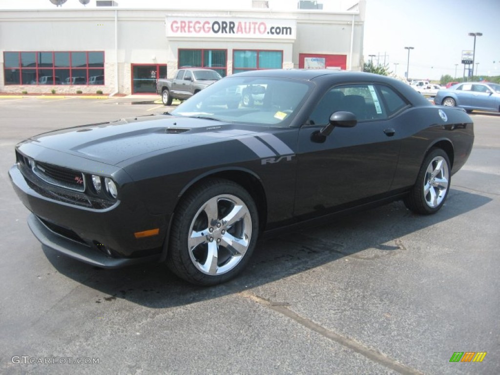 2011 Challenger R/T Plus - Black / Dark Slate Gray photo #1