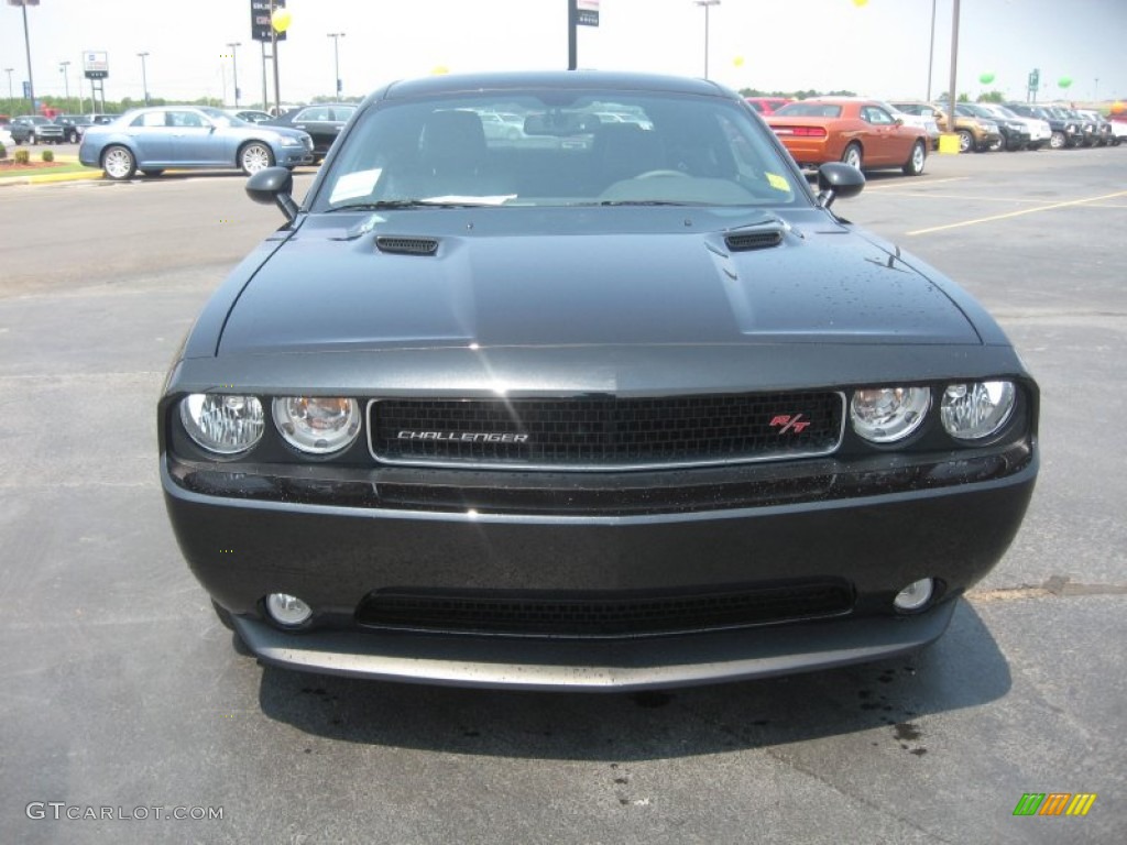 2011 Challenger R/T Plus - Black / Dark Slate Gray photo #2