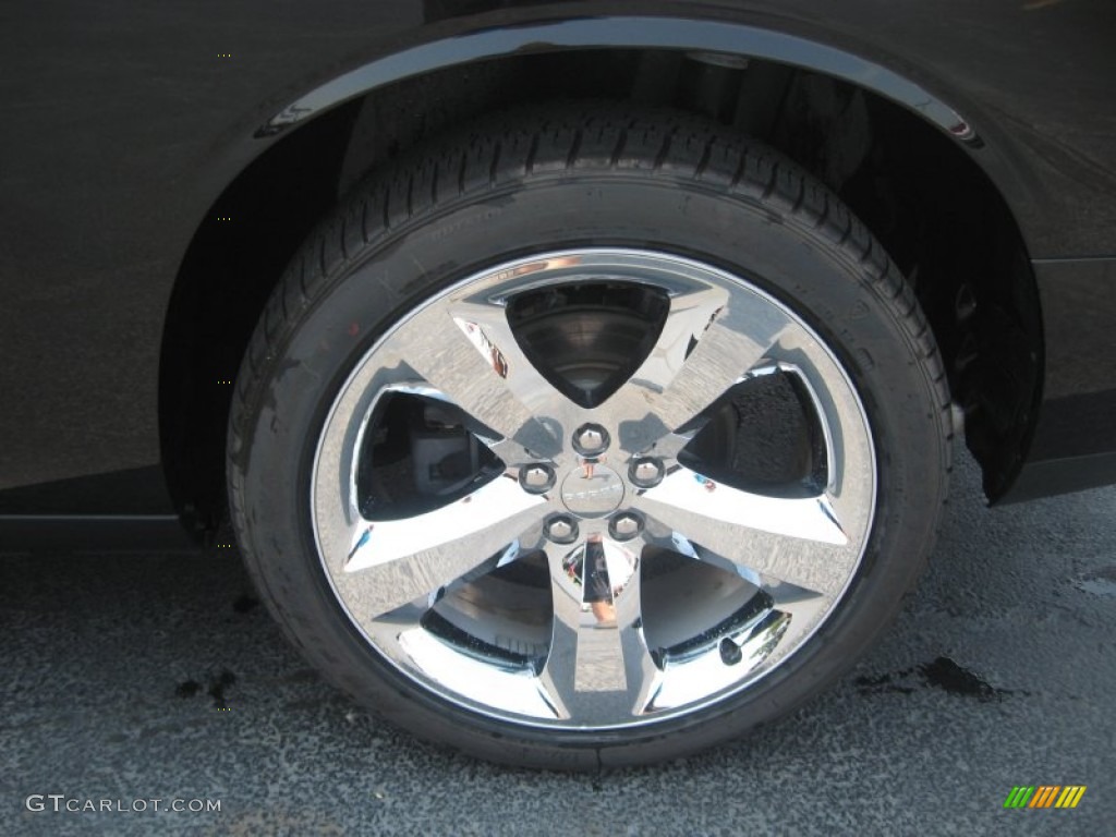 2011 Challenger R/T Plus - Black / Dark Slate Gray photo #15