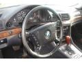 1999 BMW 7 Series Black Interior Steering Wheel Photo