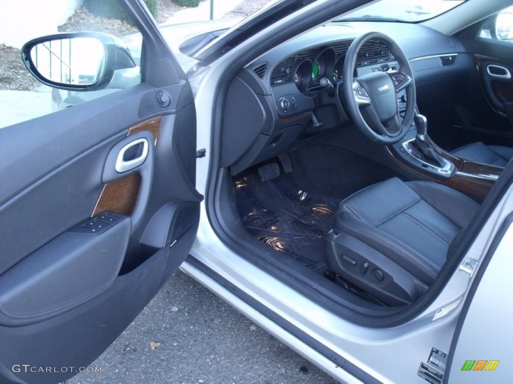 Jet Black Interior 2011 Saab 9-5 Turbo4 Sedan Photo #56982367