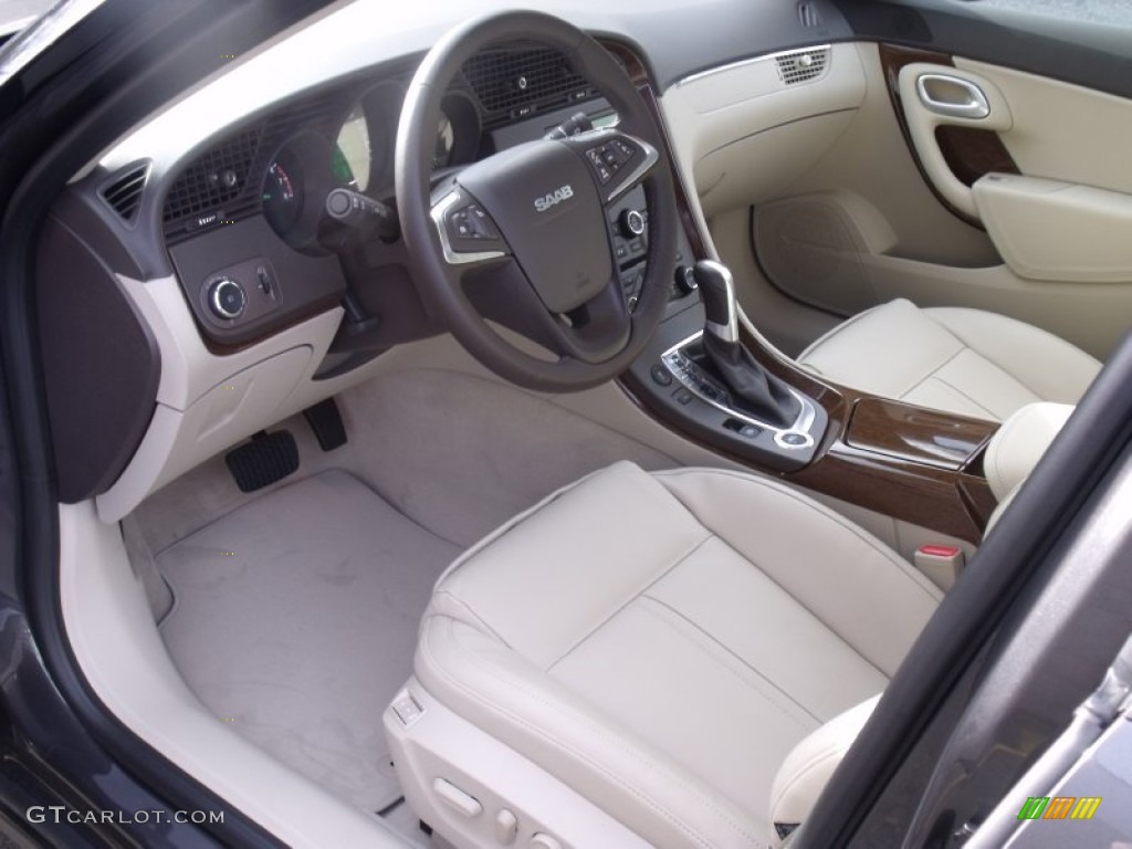 Parchment Interior 2011 Saab 9-5 Turbo4 Sedan Photo #56982458