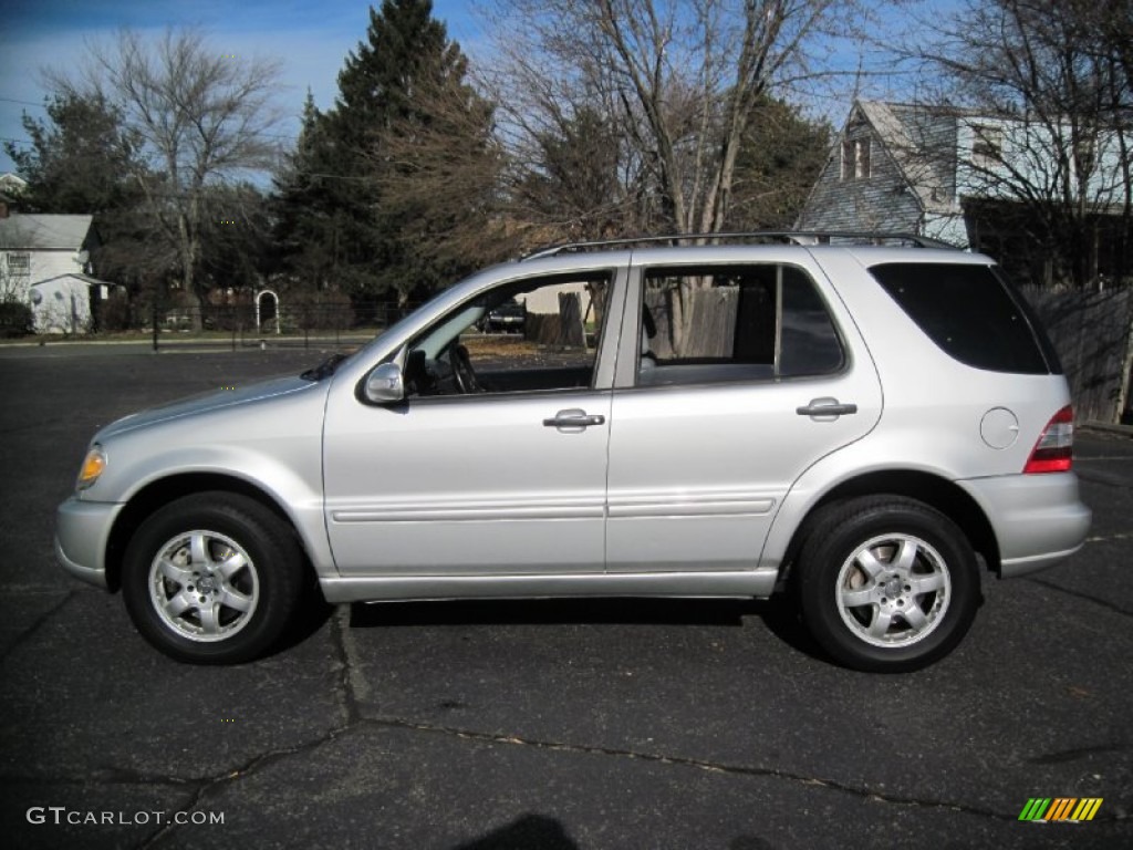 Brilliant Silver Metallic 2004 Mercedes-Benz ML 500 4Matic Exterior Photo #56982961