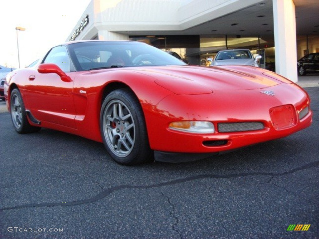 2003 Corvette Z06 - Torch Red / Black/Torch Red photo #1