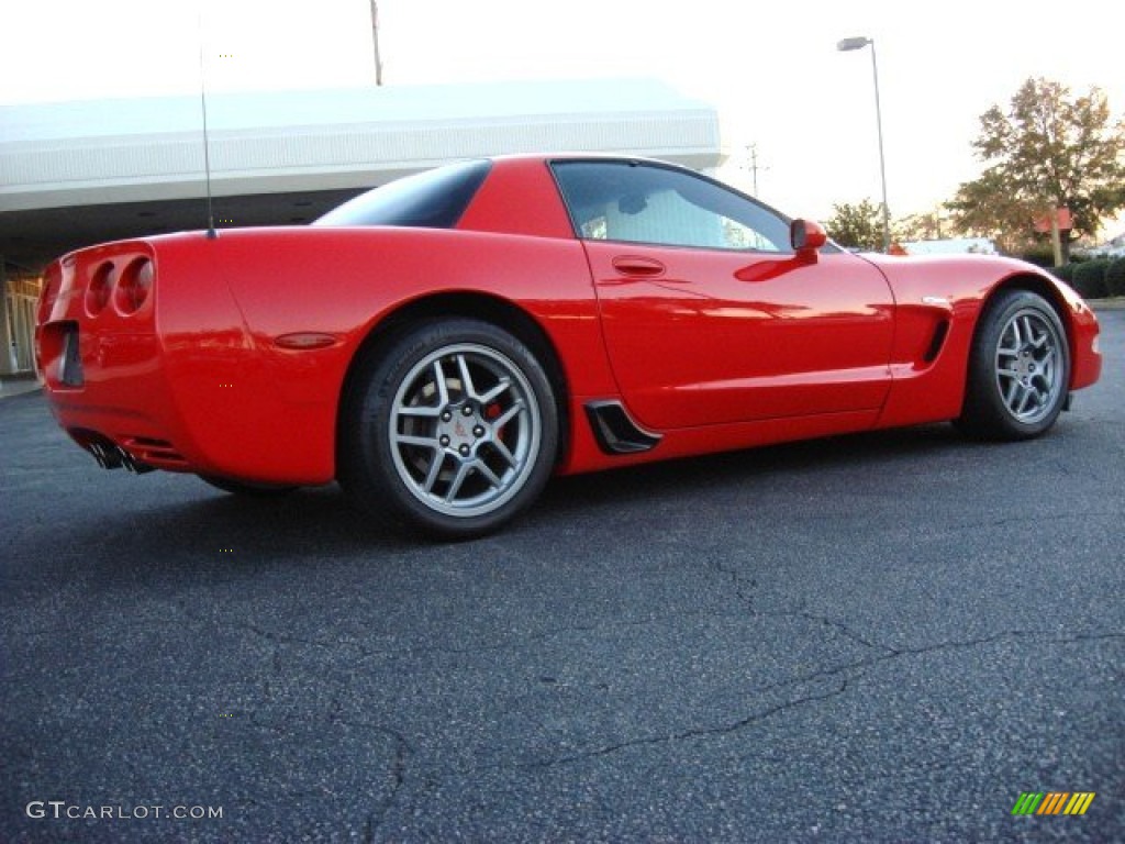 2003 Corvette Z06 - Torch Red / Black/Torch Red photo #4