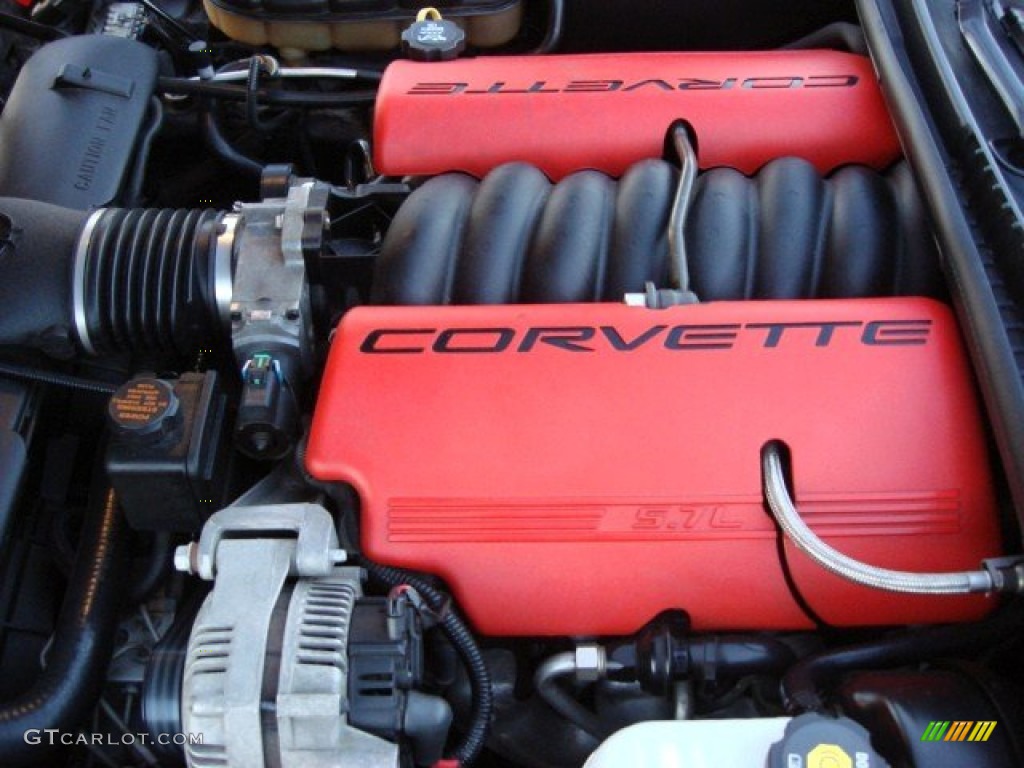 2003 Chevrolet Corvette Z06 5.7 Liter OHV 16 Valve LS6 V8 Engine Photo #56983219