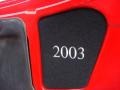 2003 Torch Red Chevrolet Corvette Z06  photo #25