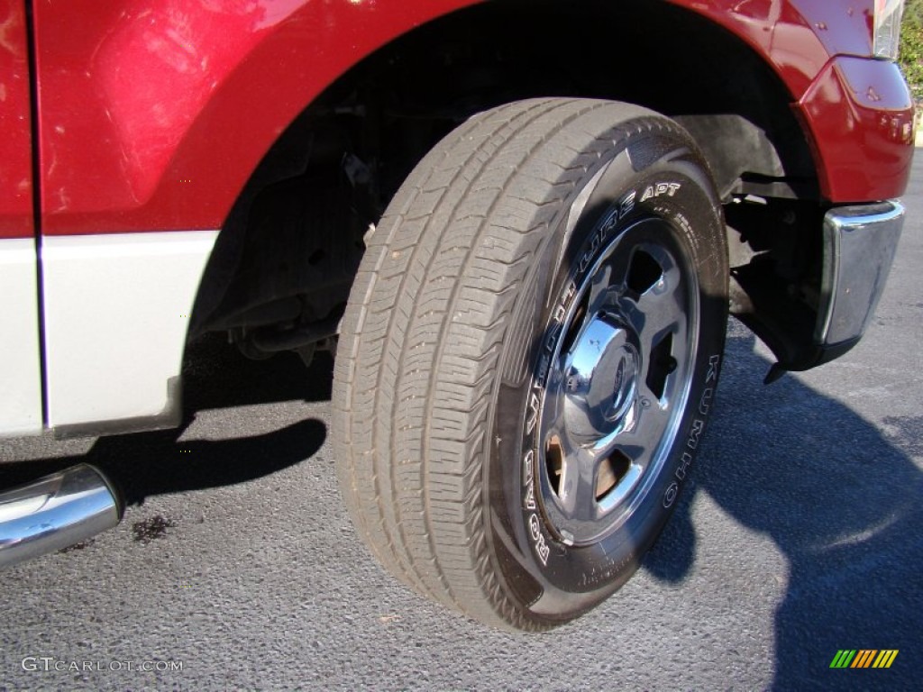 2006 F150 XLT SuperCrew - Dark Toreador Red Metallic / Medium/Dark Flint photo #27