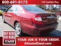 2002 Salsa Red Pearl Toyota Camry LE  photo #2