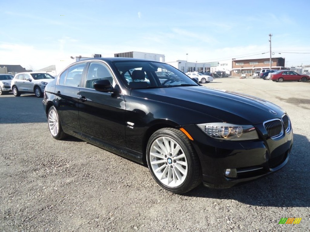 2010 3 Series 335i xDrive Sedan - Jet Black / Black photo #5