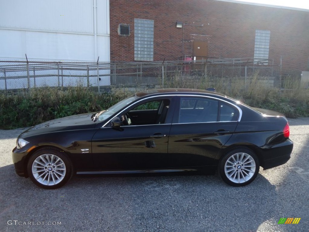 2010 3 Series 335i xDrive Sedan - Jet Black / Black photo #11