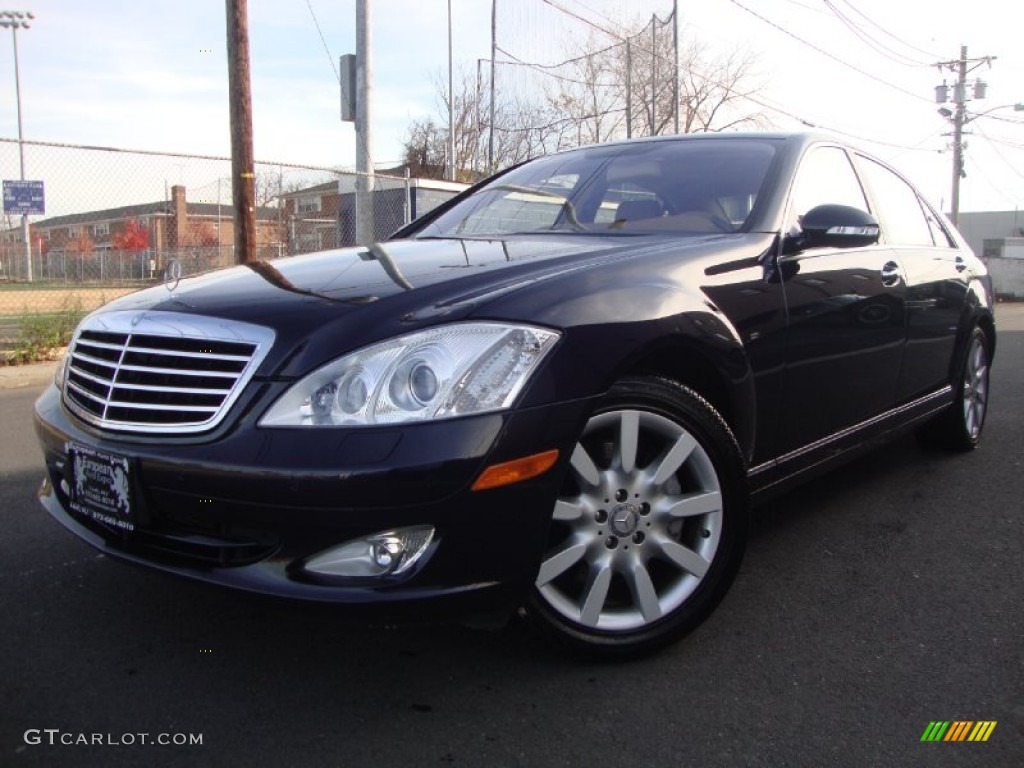 2008 S 550 4Matic Sedan - Capri Blue Metallic / Cashmere/Savanna photo #1