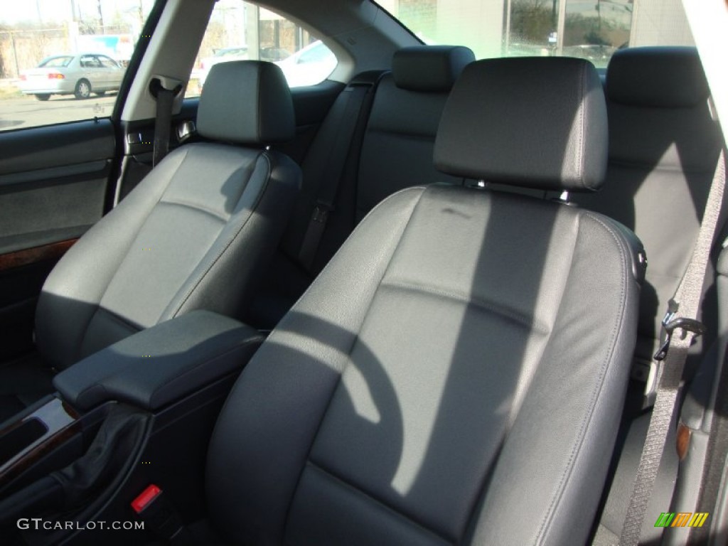 2008 3 Series 328xi Coupe - Jet Black / Black photo #7