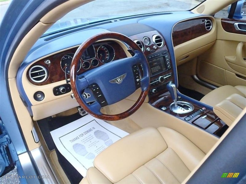 2006 Bentley Continental Flying Spur Standard Continental Flying Spur Model Saffron Dashboard Photo #56987459