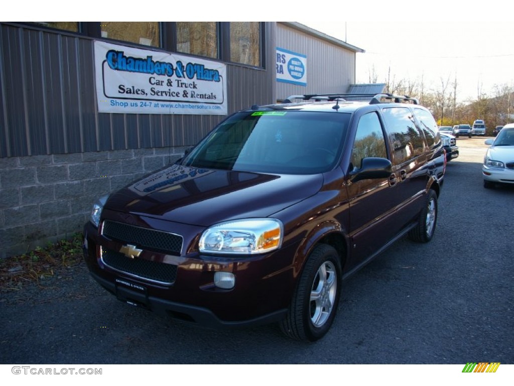 Bordeaux Red Metallic Chevrolet Uplander