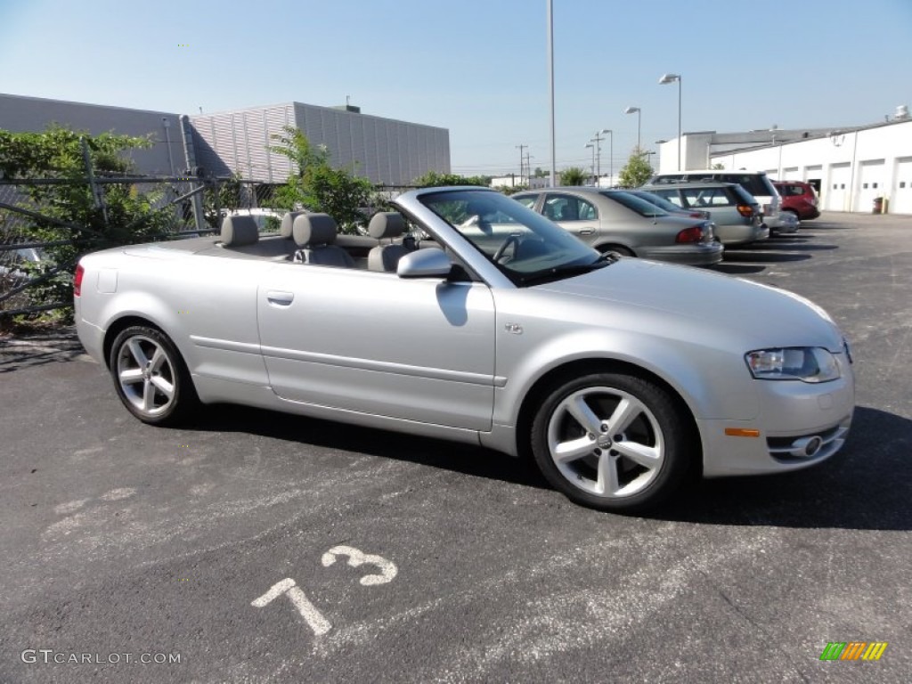 Light Silver Metallic 2007 Audi A4 3.2 quattro Cabriolet Exterior Photo #56987926